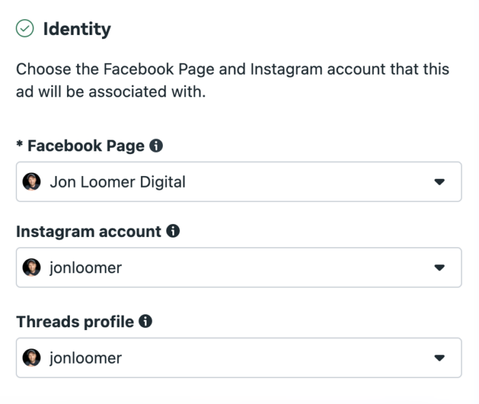 Meta Ads Identity